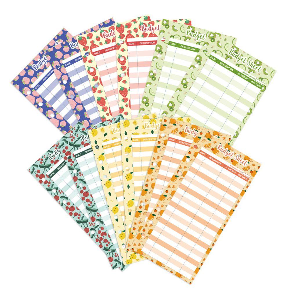 Giấy Tờ A6 Họa Tiết Trái Cây Dùng Để Đựng Tiền Và Phong Bì