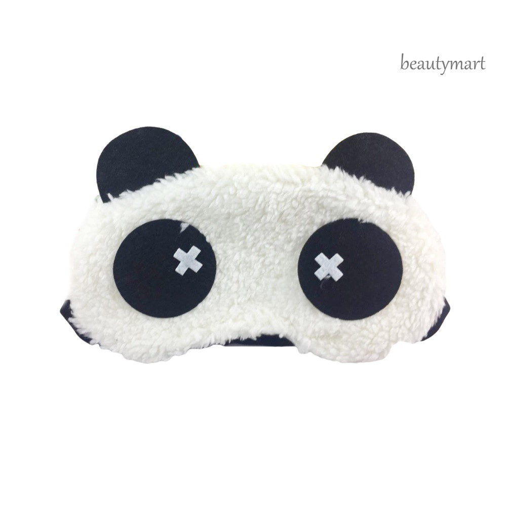 [Hàng mới về] Bịt mắt ngủ gấu Panda chất liệu lông nhung
