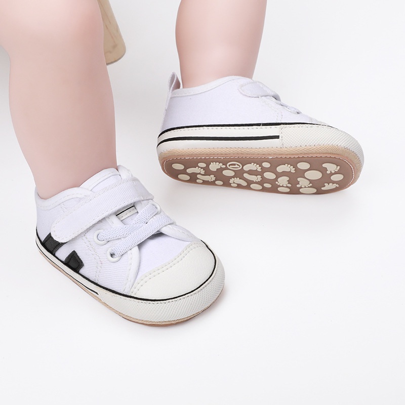 Giày tập đi 2 sọc thể thao cực đẹp đế cao su chống trơn trượt cho bé trai bé gái