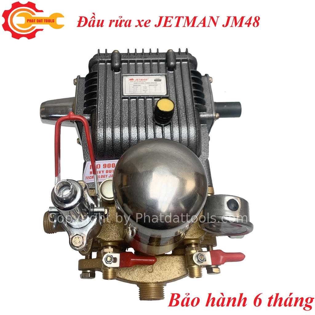 Đầu rửa xe áp lực cao JETMAN JM48 cao cấp-Máy rửa xe đầu rời-Bảo hành 6 tháng