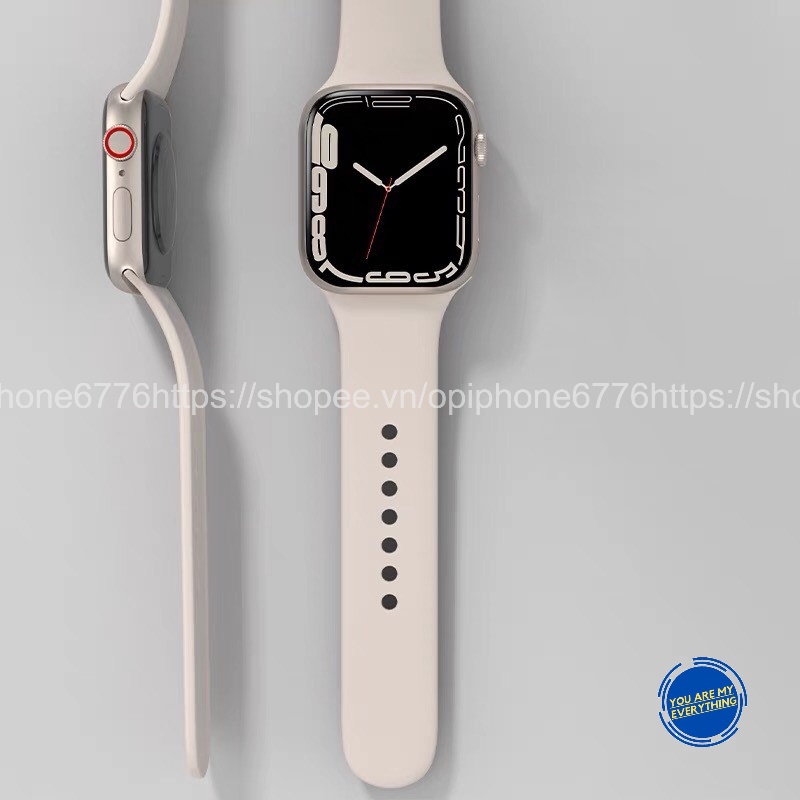 Dây đeo dành cho Apple Watch chất liệu silicon mềm mại size 38/40/42/44