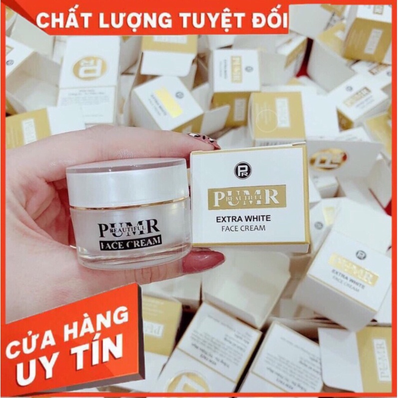 kem face đêm dưỡng trắng da Pumr
