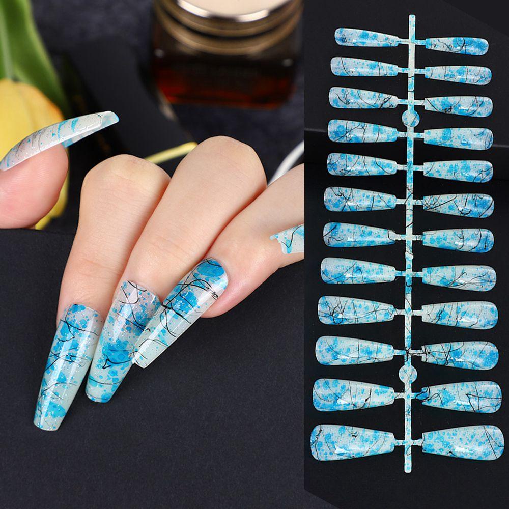 Túi 24 Móng Tay Giả Ballerina 12 Màu Che Phủ Toàn Diện