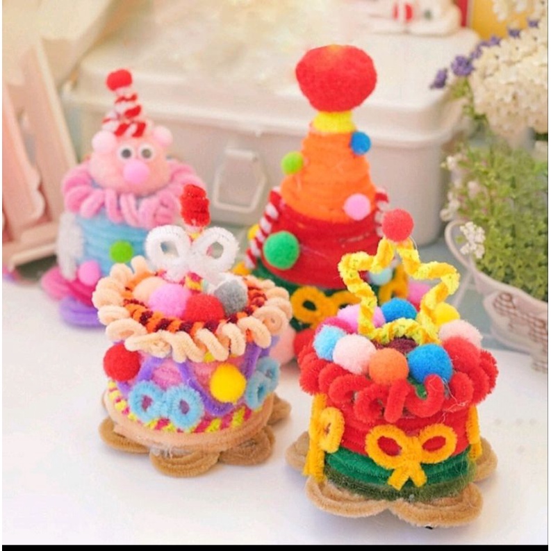 10-20-50 dây kẽm nhung màu pastel làm thủ công