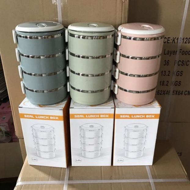 Camen Cặp lồng giữ nhiệt 4 tầng