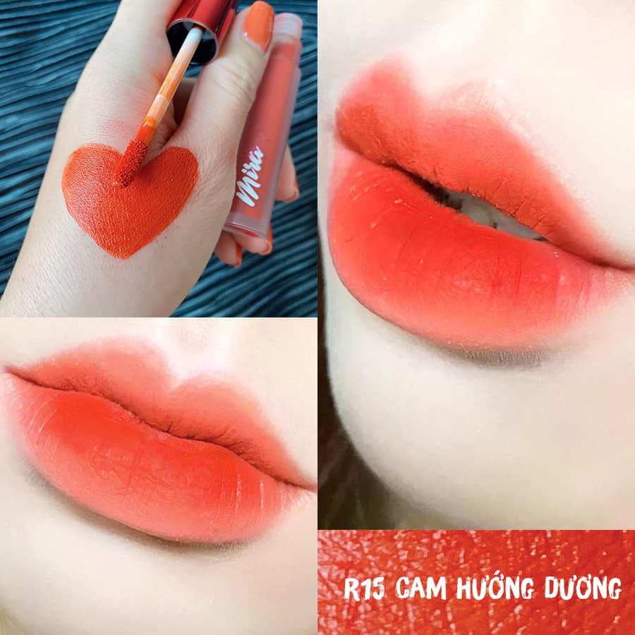 Son mira velvet - Son kem phủ nhung lì R15.