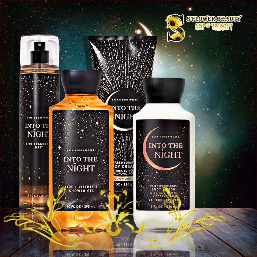 Newlook 2022 | INTO THE NIGHT | Sản Phẩm Gel Tắm -  Dưỡng Thể - Xịt Thơm Nước Hoa Toàn Thân Bath &amp; Body Works Body Care