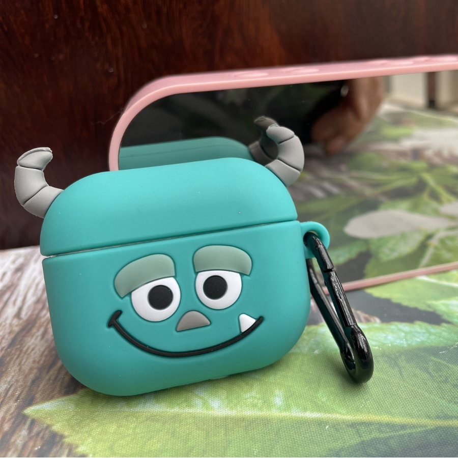 Vỏ Ốp Bọc Case Tai Nghe Airpods 3 Chất Liệu Silicon Dẻo Bền Đẹp Nhiều Hình Dễ Thương Bảo Vệ Tai Nghe Chống Va Đập
