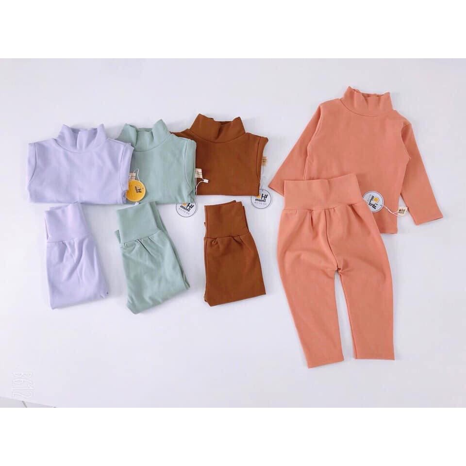 Đồ bộ trẻ em cho bé gái trai bộ đồ cotton bozip quần cạp cao cho bé JIMADO SA1389