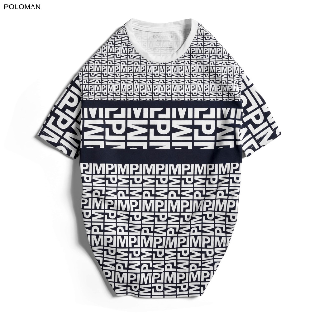 Áo thun nam cổ tròn CONAL in họa tiết vải cá sấu Cotton xuất xịn,chuẩn form,trẻ trung, năng động - POLOMAN | BigBuy360 - bigbuy360.vn