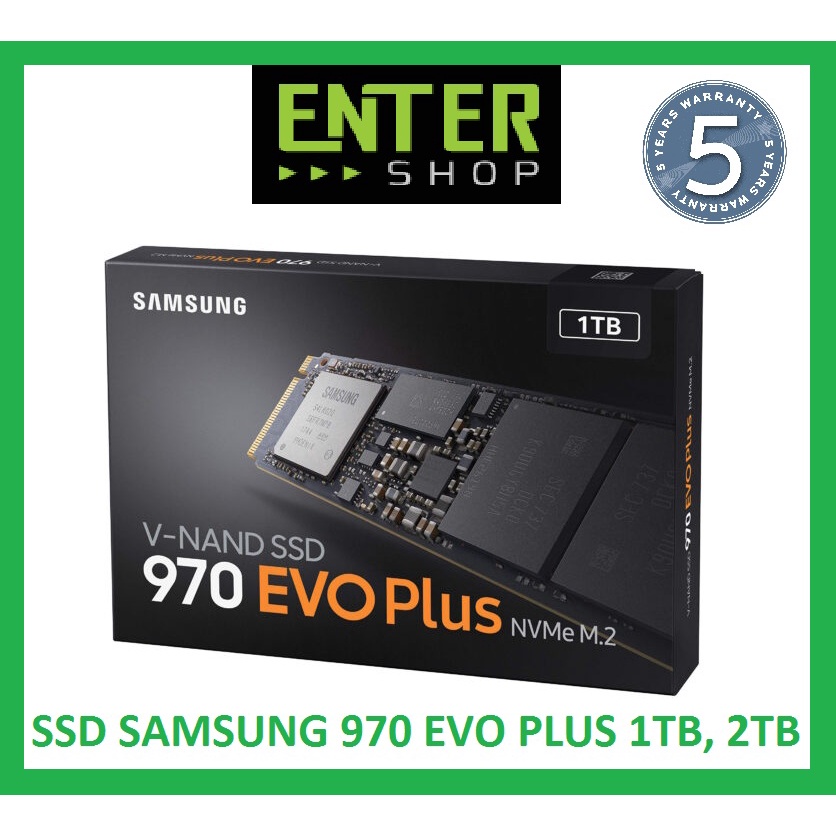 Ổ cứng gắn trong SSD Cũ Samsung 970 EVO PLUS 500GB đến 2TB NVMe M.2 - Bảo Hành 3 năm