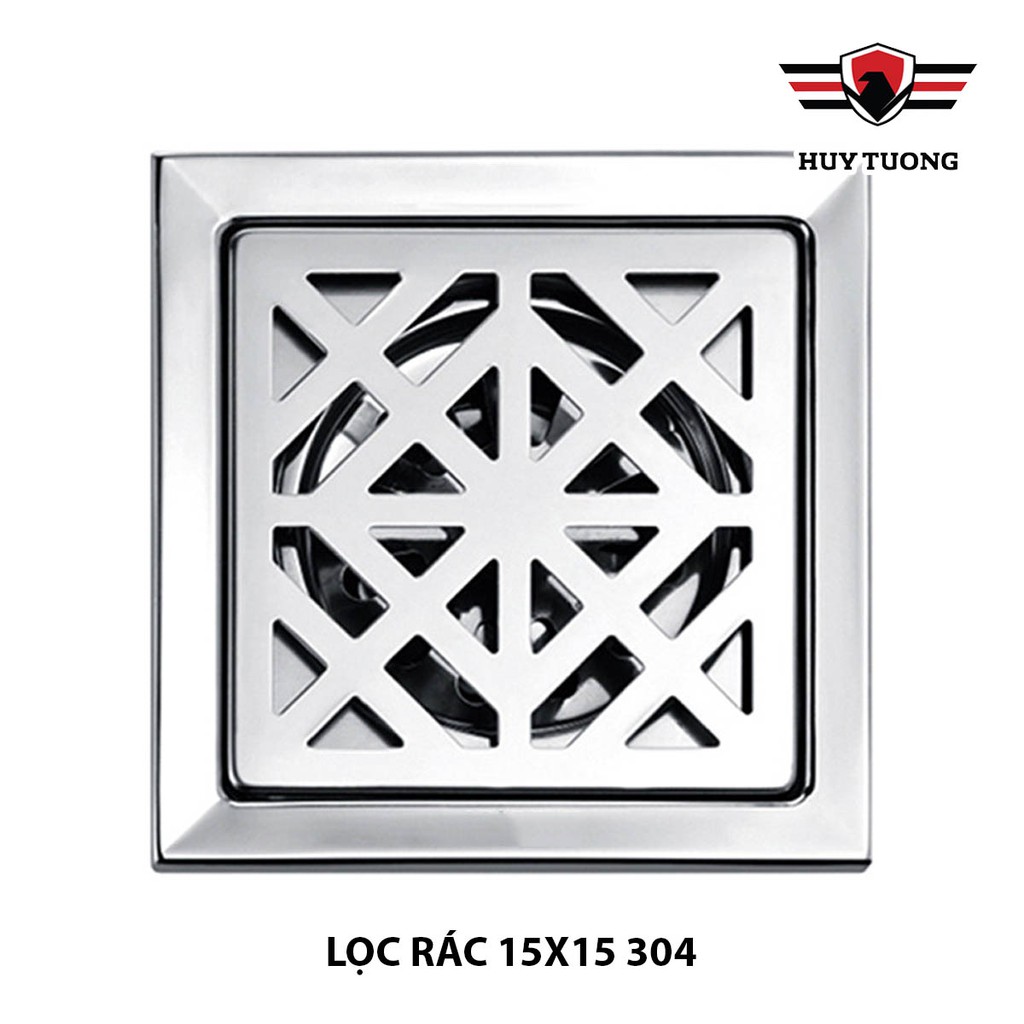 Lọc chắn lược rác Huy Tưởng chất liệu Inox lắp ống thoát nước, phòng vệ sinh, nhà tắm ,nhà bếp chống hôi