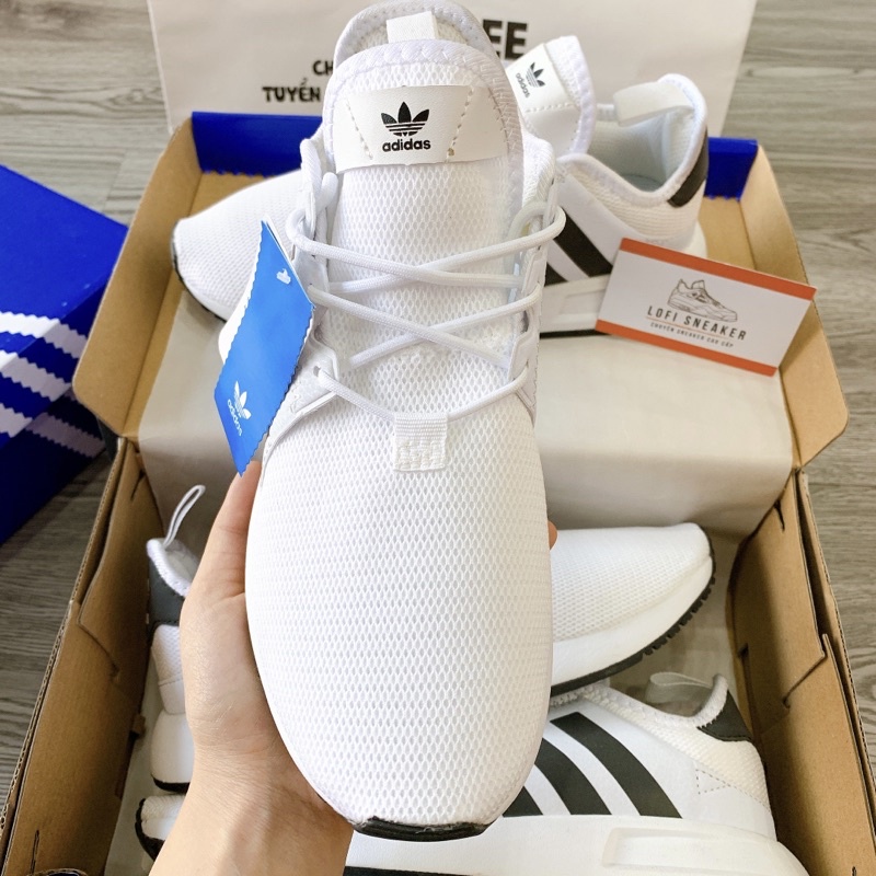 Giày thể thao XPLR trắng sọc đen, giầy sneaker trắng vạch đen dành cho nam nữ siêu nhẹ êm full box