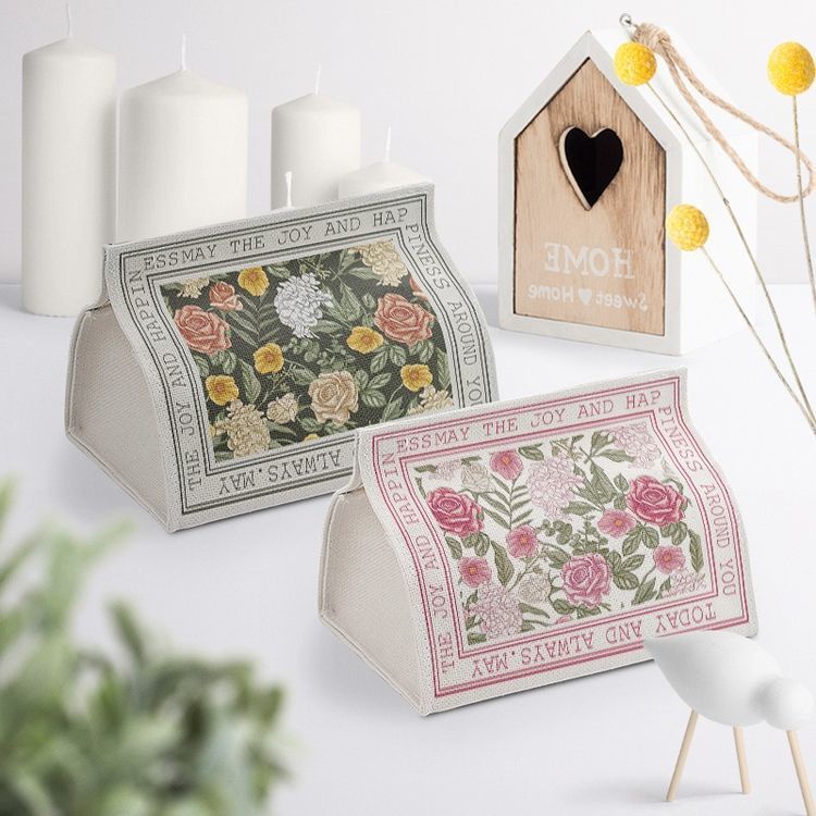 Hộp Đựng Khăn Giấy Giả Da Phong Cách Mỹ Trang Trí Nội Thất