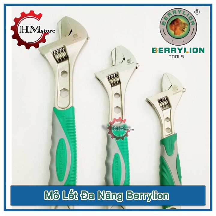 Mỏ Lết Đa Năng Cao Cấp Berrylion Cán Bọc - Mỏ lết xịn