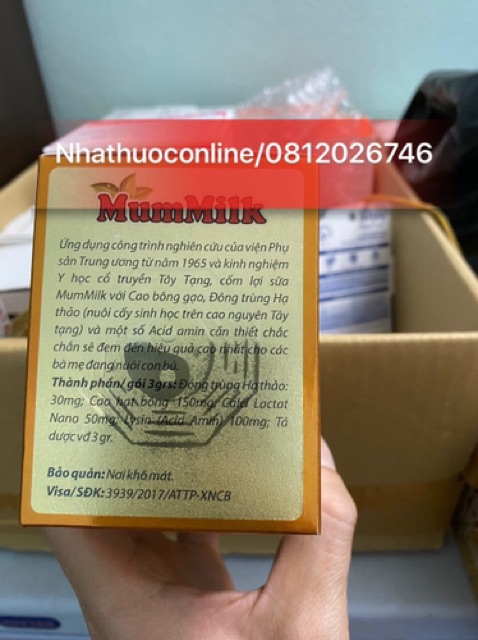 CỐM LỢI SỮA MUMMILK ĐÔNG TRÙNG