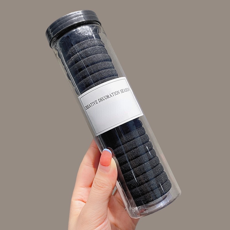 Set 20/50 Dây Buộc Tóc Cao Su Co Giãn Phong Cách Hàn Quốc Mới 2022 Dành Cho Nữ