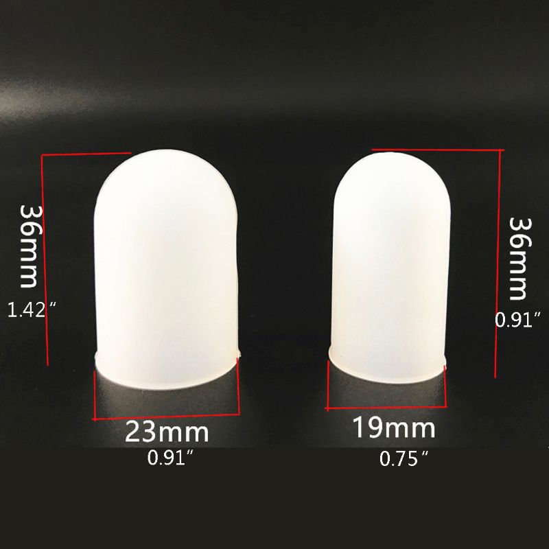 Set 5 Vỏ Bọc Ngón Tay Làm Trang Sức Bằng Silicone Chịu Nhiệt Chống Trượt Chống Bụi