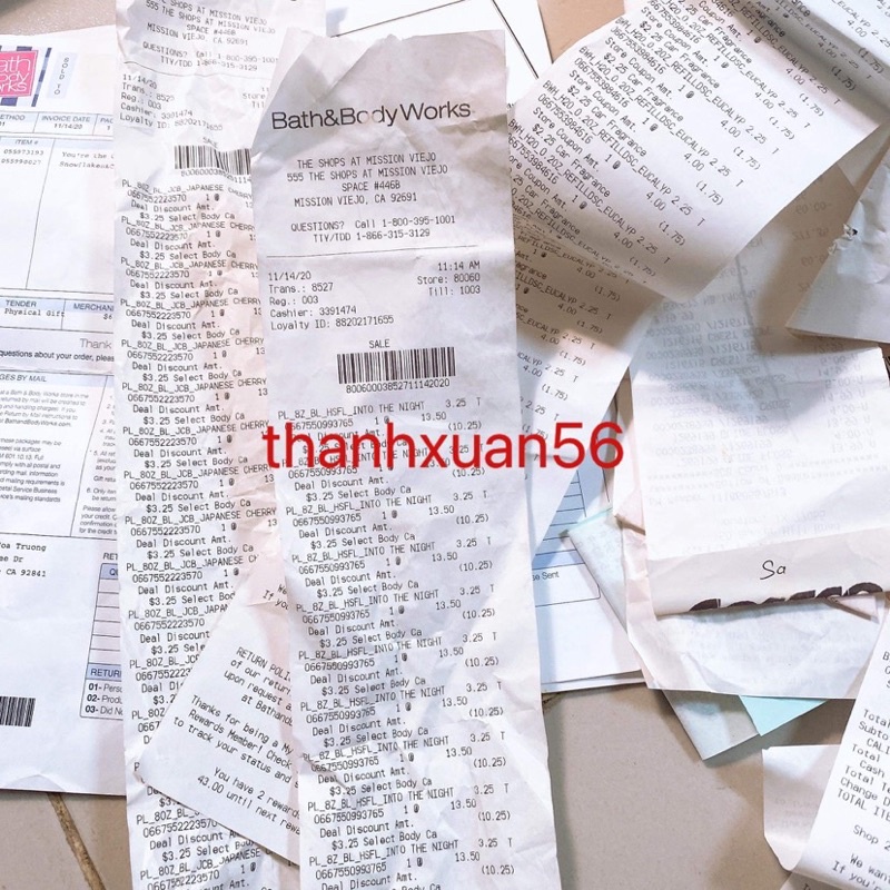 Xịt thơm nước hoa body mist Bath & body works