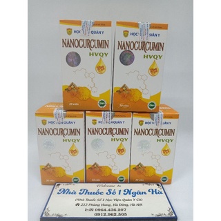 [Chính Hãng] Viên Uống Nano Curcumin - Học Viện Quân Y - Hộp 30 Viên, date mới nhất 2027