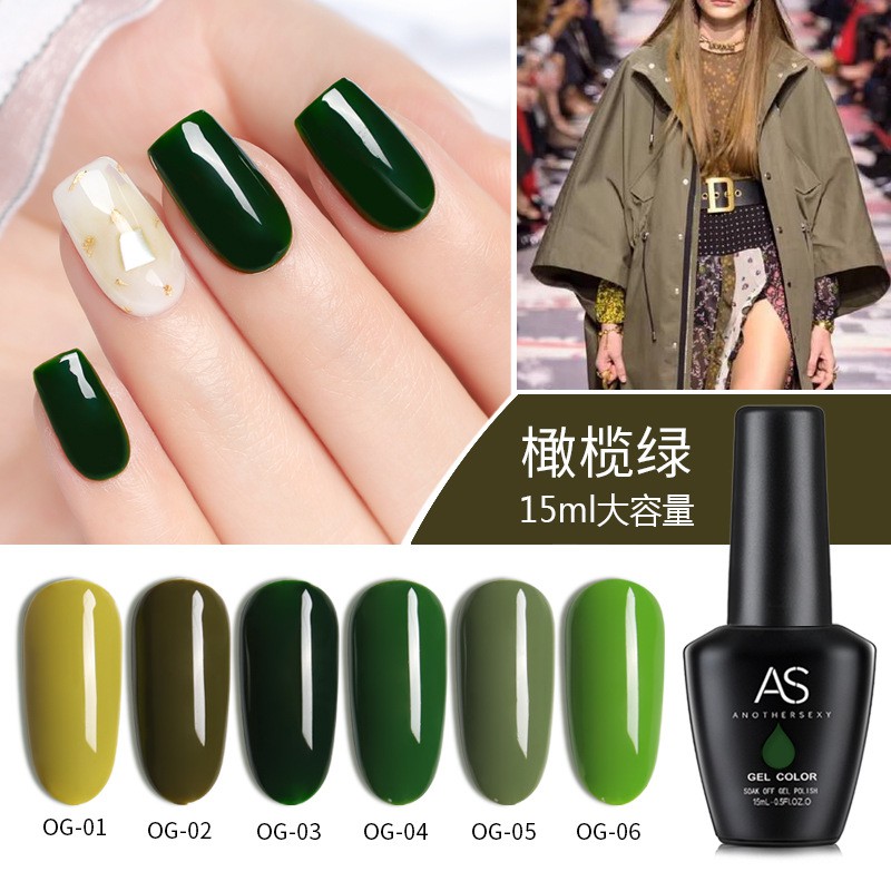 Sơn gel AS mã OG chai đen 15ml chính hãng