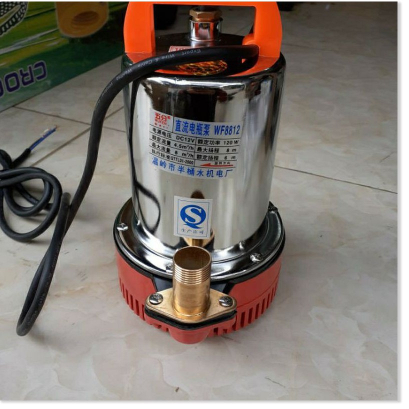 Máy Bơm Nước chìm 12v - máy Bơm Tõm 12v - Bơm thả ngâm nước