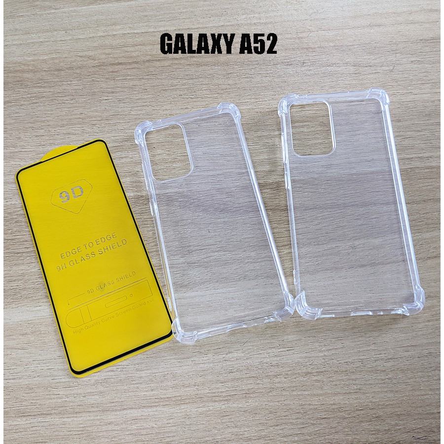 Bộ ốp lưng chống sốc kính cường lực full màn hình Galaxy A52