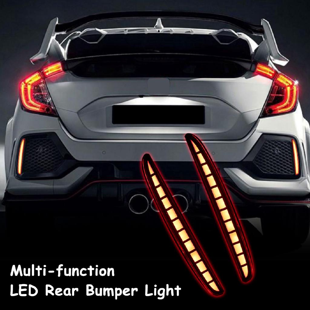 Đèn phản quang gắn thanh chắn sau xe ô tô Honda Civic Hatchback 2016-2018