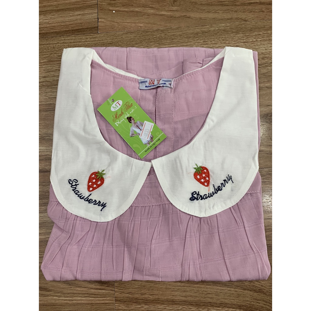 [SIZE 40-65KG] Áo Bầu Công Sở Áo Bầu Kiểu HANNA Cho Bầu Nhỏ Con Vải Lụa Cao Cấp Thoáng Mát Free Size từ 40-65kg