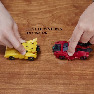 Robot BEESIDE 14cm láp ráp từ 2 Robot Bumblebee & Sideswipe - TRANSFORMERS Combiner Force