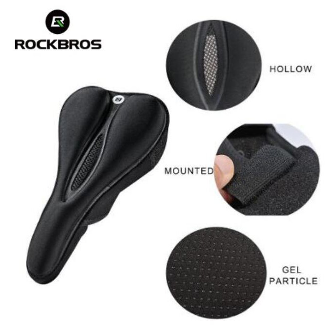 [Fulfilled by Shopee] Vỏ bọc yên xe đạp RockBros bằng silicon dày dặn chất lượng cao
