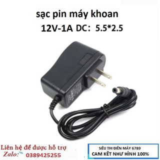 Sạc pin 12v, Dùng cho các dòng máy khoan 12v, 14v, 18v
