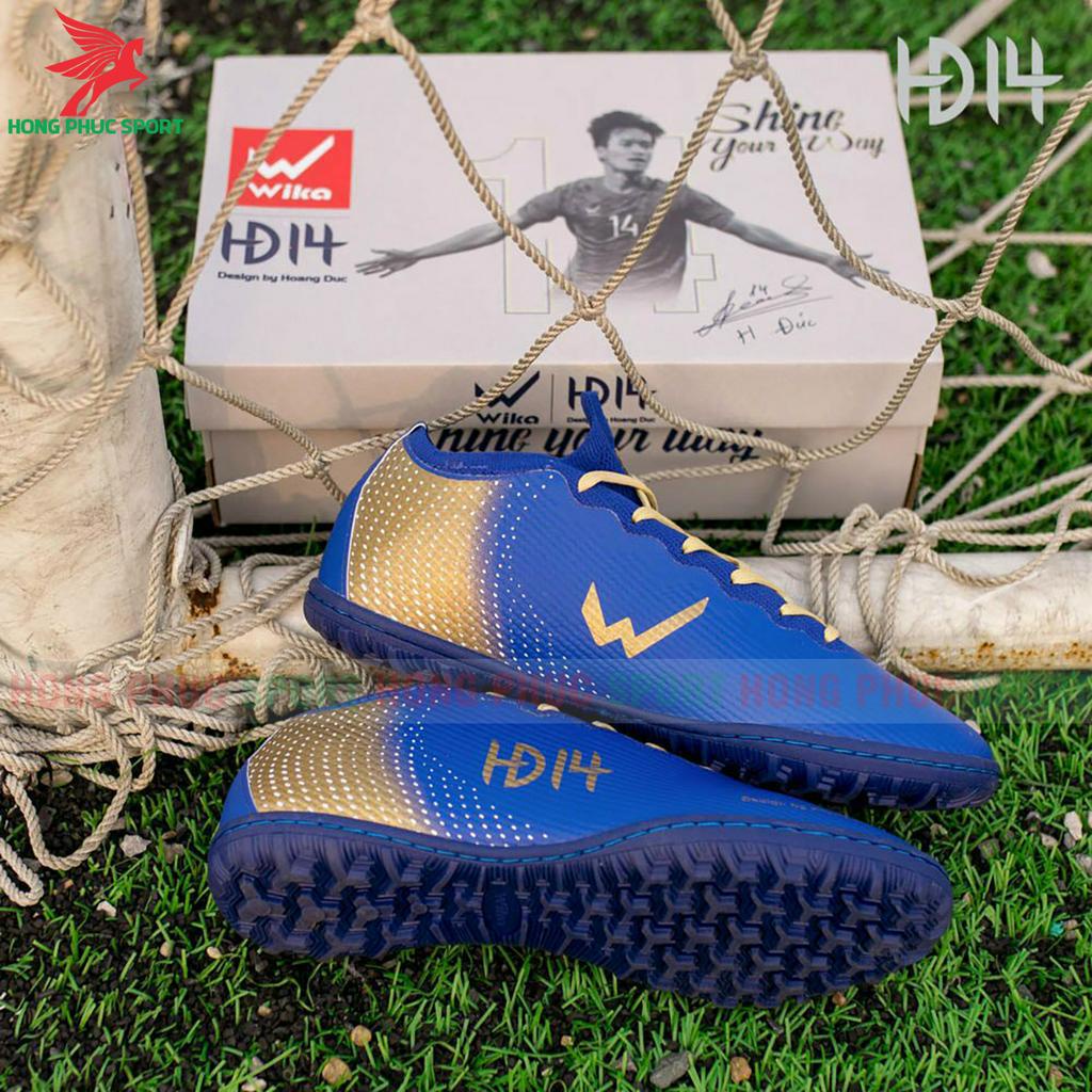 GIÀY ĐÁ BÓNG WIKA HĐ14 HOÀNG ĐỨC SÂN CỎ NHÂN TẠO HÀNG CAO CẤP FULL HỘP - MAY FULL ĐẾ
