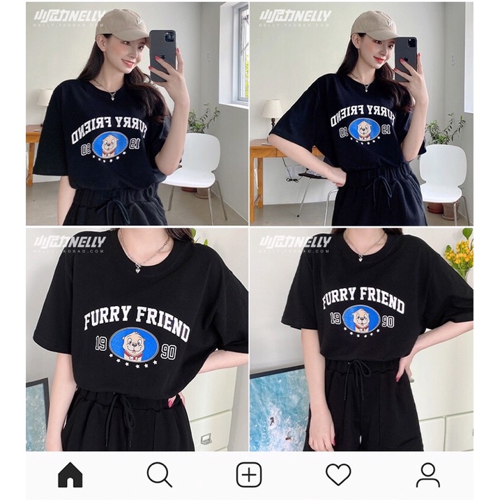 Áo phông nelly heybig sale (có sẵn) furry friend