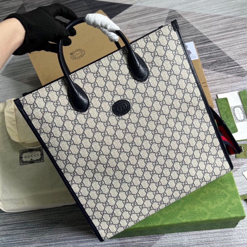 Túi xách Gúcci tote sz 36x38,5 chất da nhập khẩu