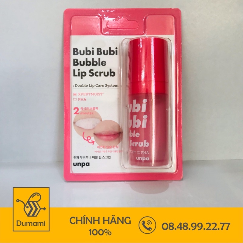 [Chính hãng 100%] Tẩy da chết môi Bubi Bubi Lip by Unpa của Hàn Quốc