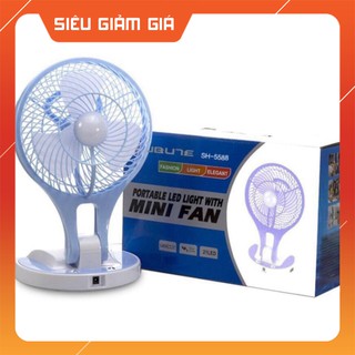 [ RẺ VÔ ĐỊCH ]  Quạt tích điện JR5580 Mini