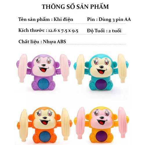 Đồ Chơi Giải Trí, Đồ Chơi Hình Con Khỉ Có Âm Thanh [Do Choi Con Khi]