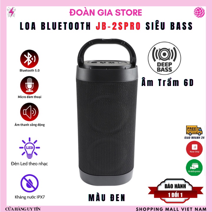 Loa bluetooth mini giá rẻ JB 2S PRO  Siêu bass 9D cùng nhiều tính năng, chất lượng âm tuyệt hảo , loa nhỏ gọn cầm tay