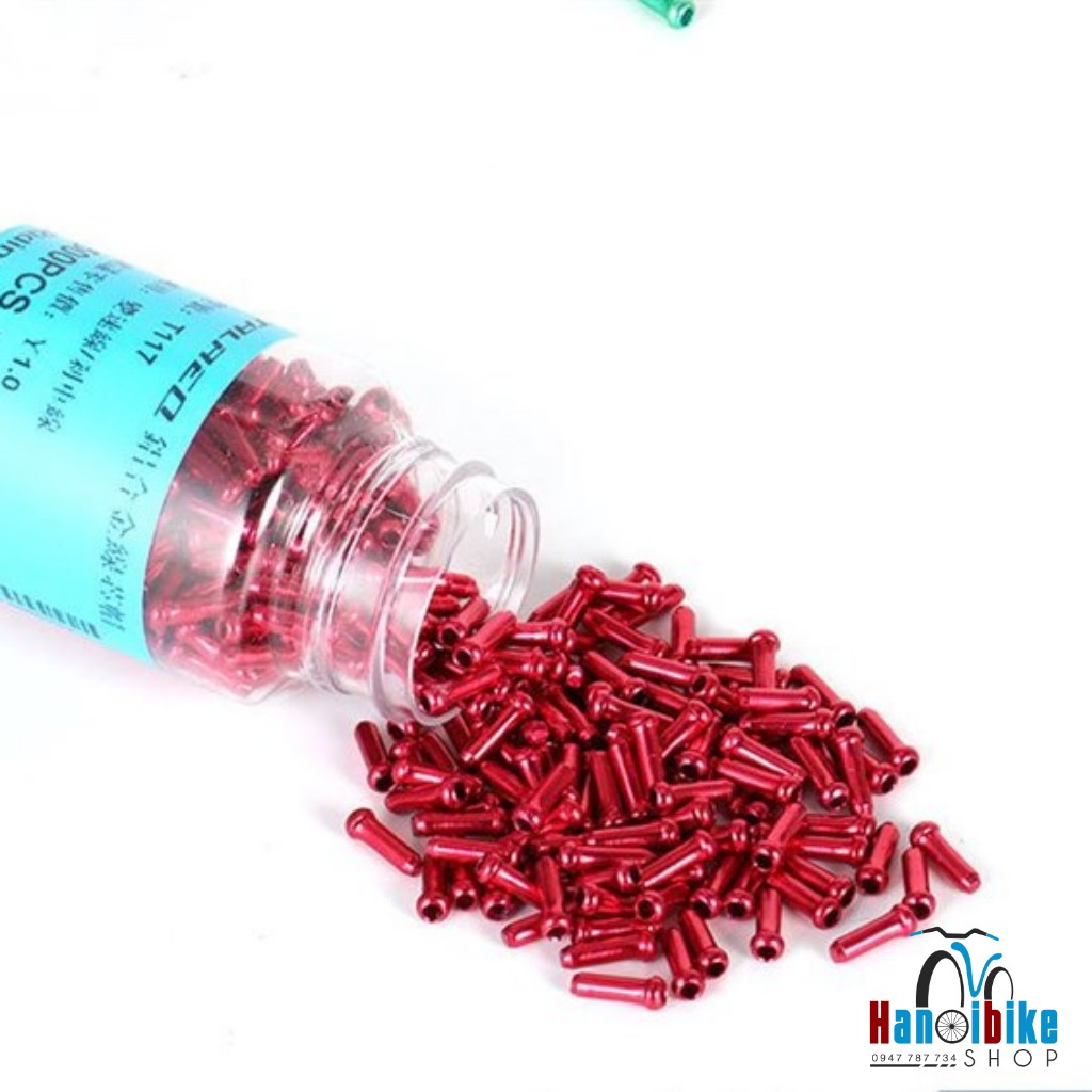 Nút nhôm bịt ruột dây phanh dây đề xe đạp