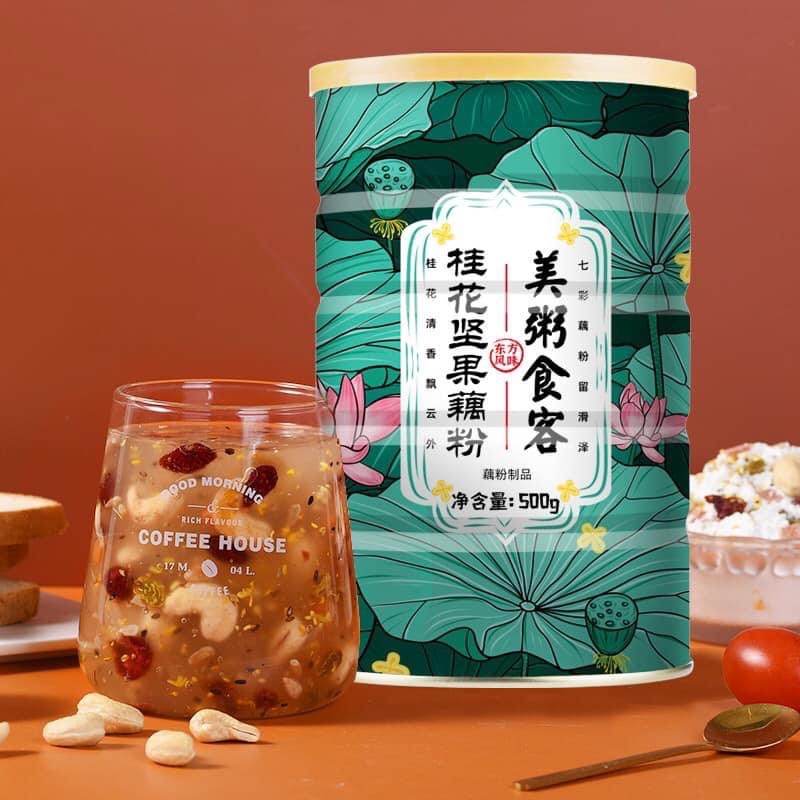 Bột Củ Sen Dưỡng Lý Tư Thất Nhan Hộp Thiếc 500gr