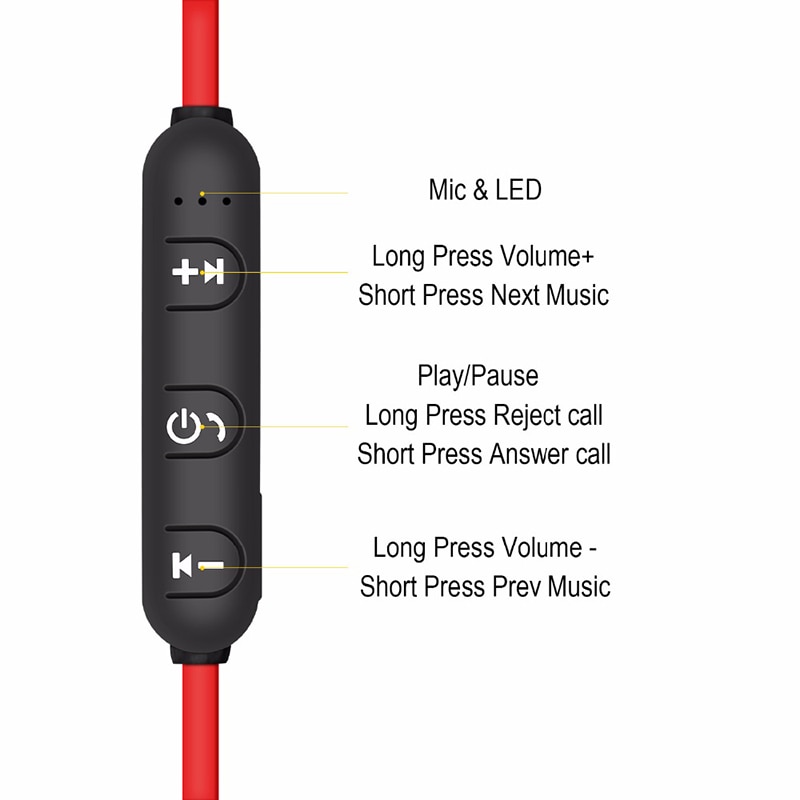 Bộ tai nghe bluetooth 5.0 ZEEJUL bằng kim loại từ tính có micro phù hợp cho tất cả các dòng điện thoại