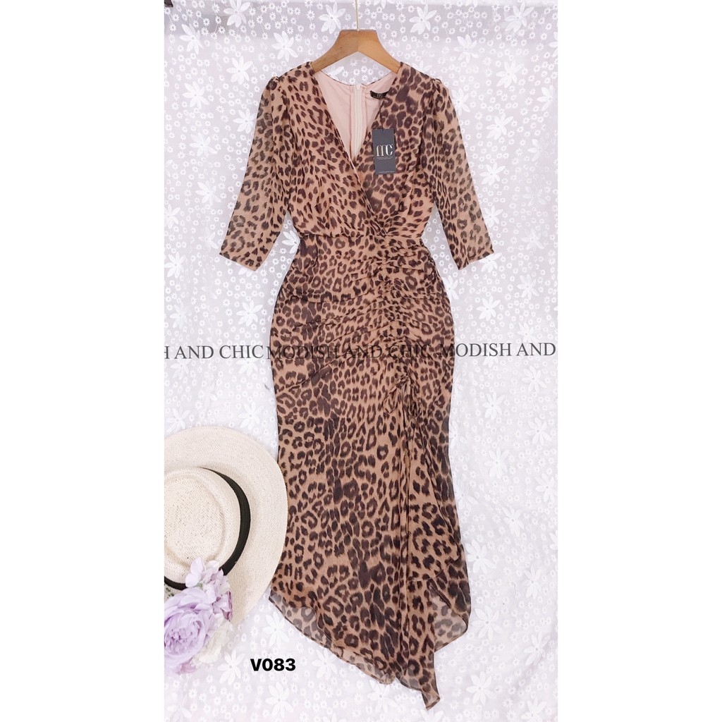 Váy body, đầm ôm hoạ tiết dây rút V083 - Mimo shop phân phối chính thức