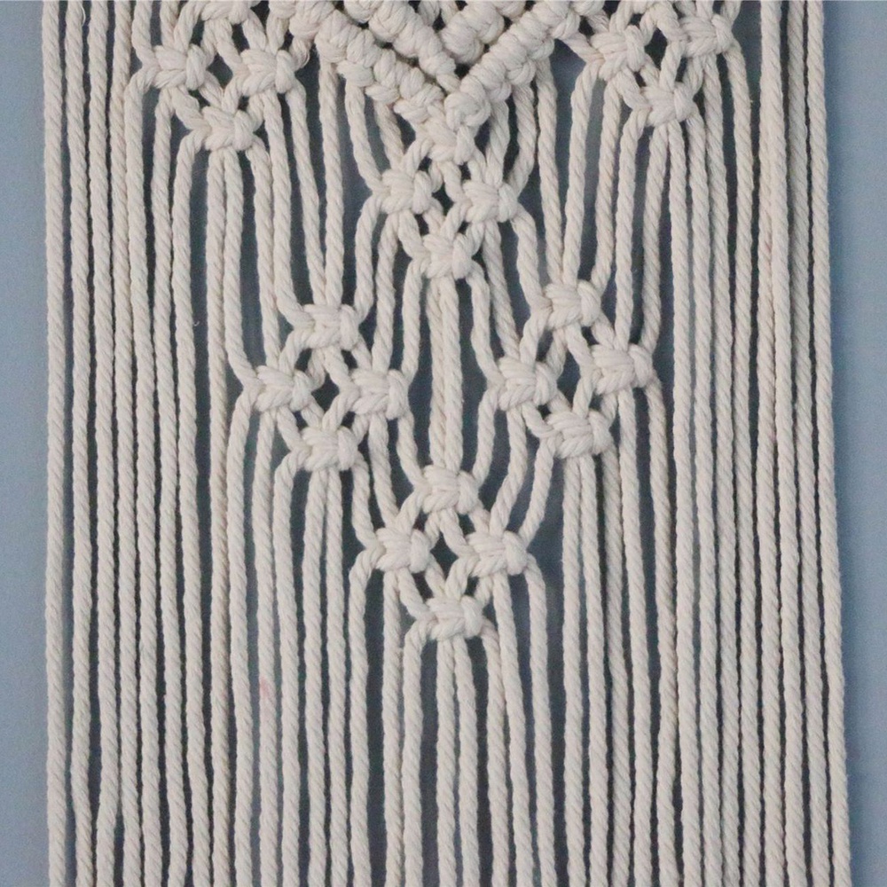 Thảm Macrame Đan Tay Treo Tường Trang Trí 25*73CM