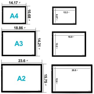 Bảng hắt sáng LED A3