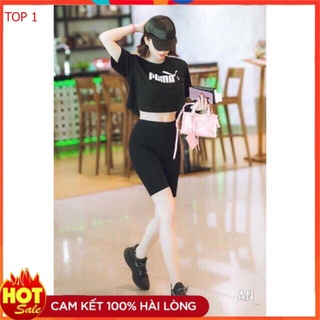 Quần đùi legging co giãn 4 chiều