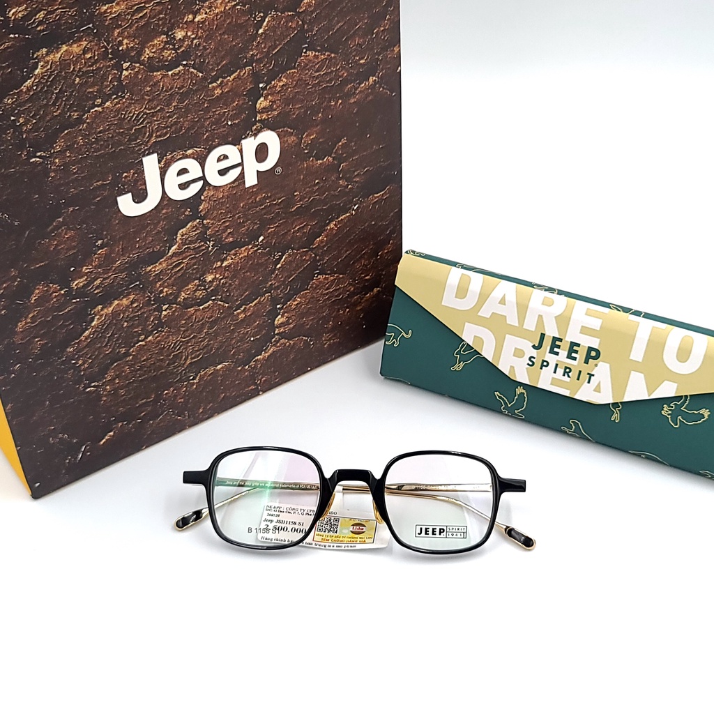 Gọng kính cận JEEP JSB1158-S1 hàng hiệu Mỹ