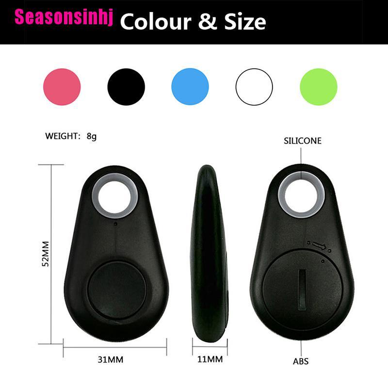 【Seasonsinhj】Pet Smart GPS Tracker Mini -Lost Waterproof Bluetooth Locator Trac