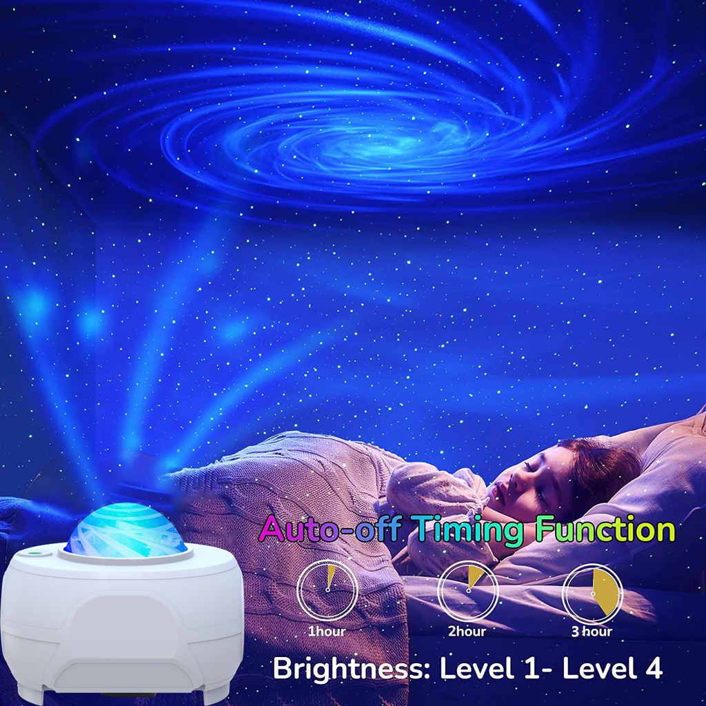 Loa Bluetooth Laser Hình Galaxy 3 Trong 1