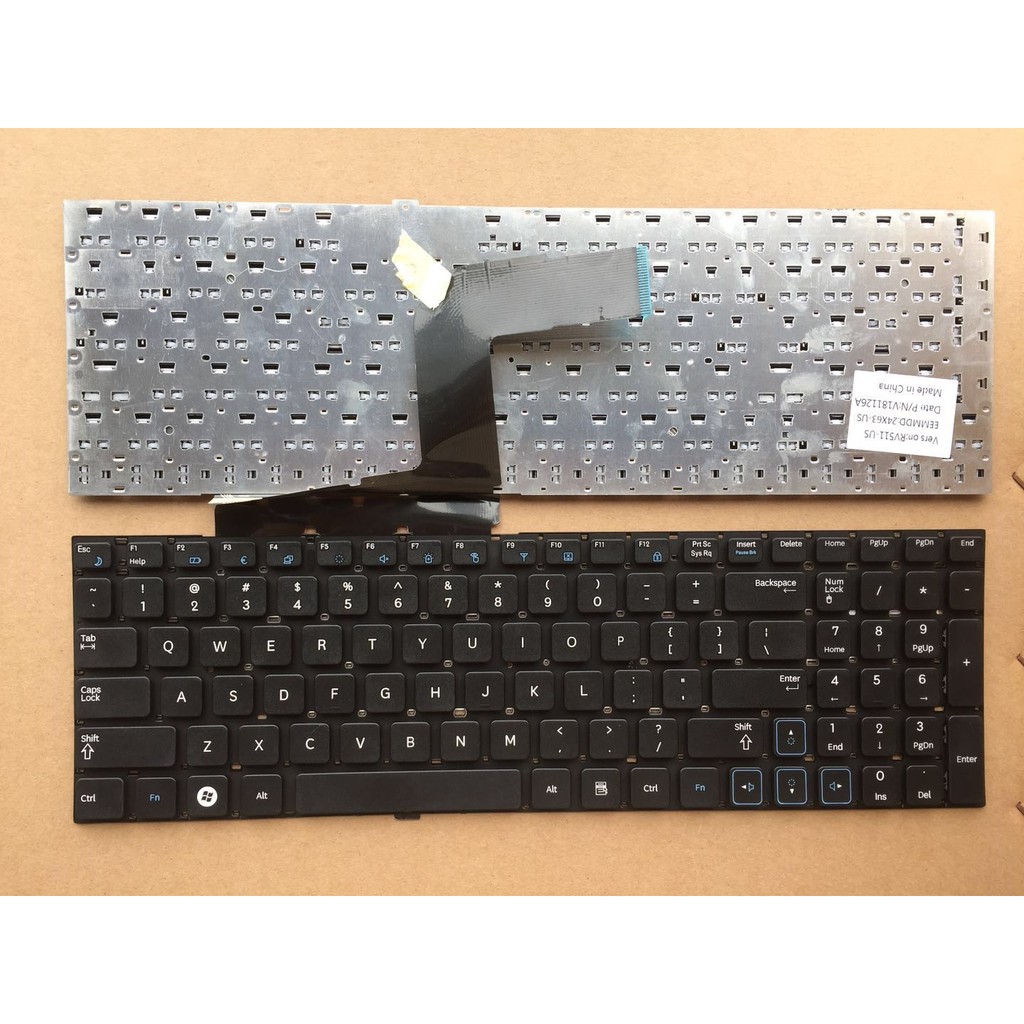 Bàn Phím 2021 Cho SAMSUNG RV515 RV511 E3511 RV509 RV520 RC530 Bố Trí Hoa Kỳ Màu Đen